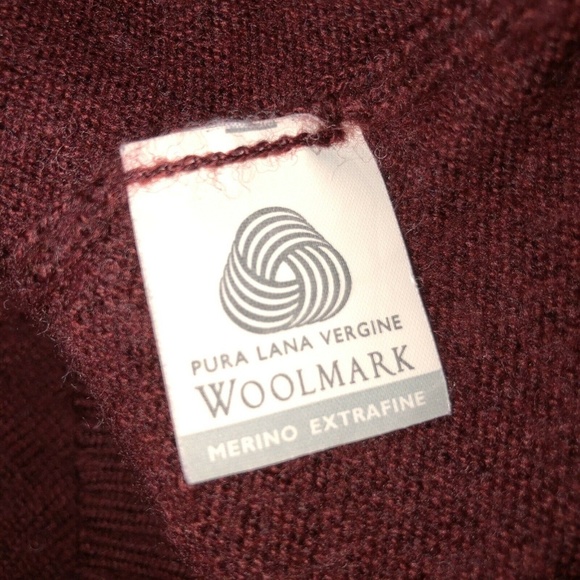 Dalmine Merino Wool Sweater Argyle Italy Vintage - Picture 4 of 5